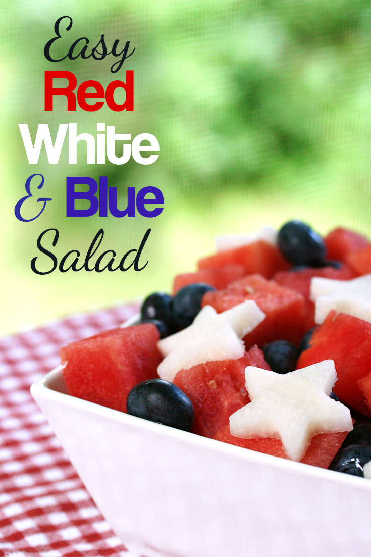 Easy Red White and Blue Salad