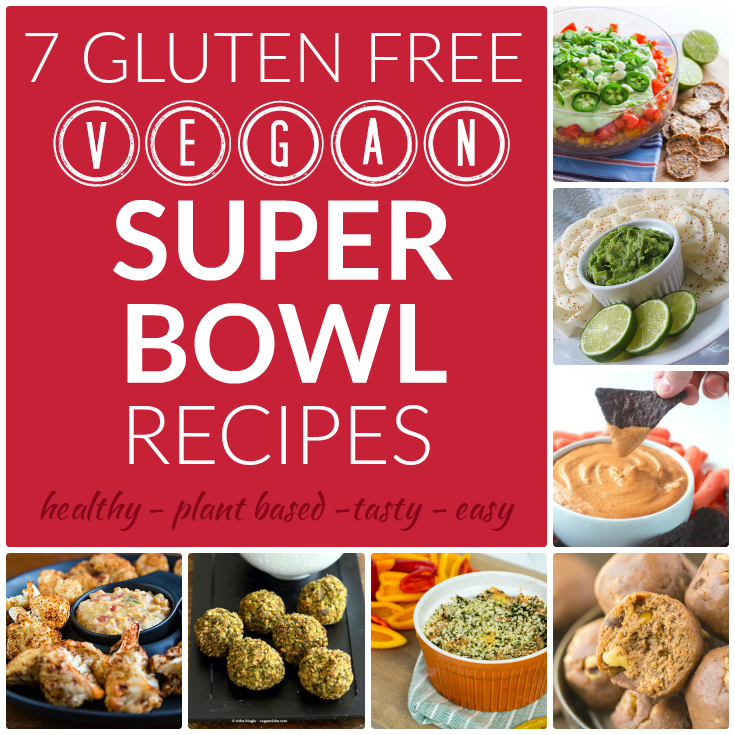 Wow your friends with these 7 healthy Super Bowl recipes! These snacks and bites are gluten free, vegan, and oh-so delicious. No one will ever know they're good for you, too!