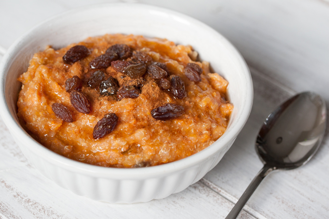 Sweet potato pie oatmeal