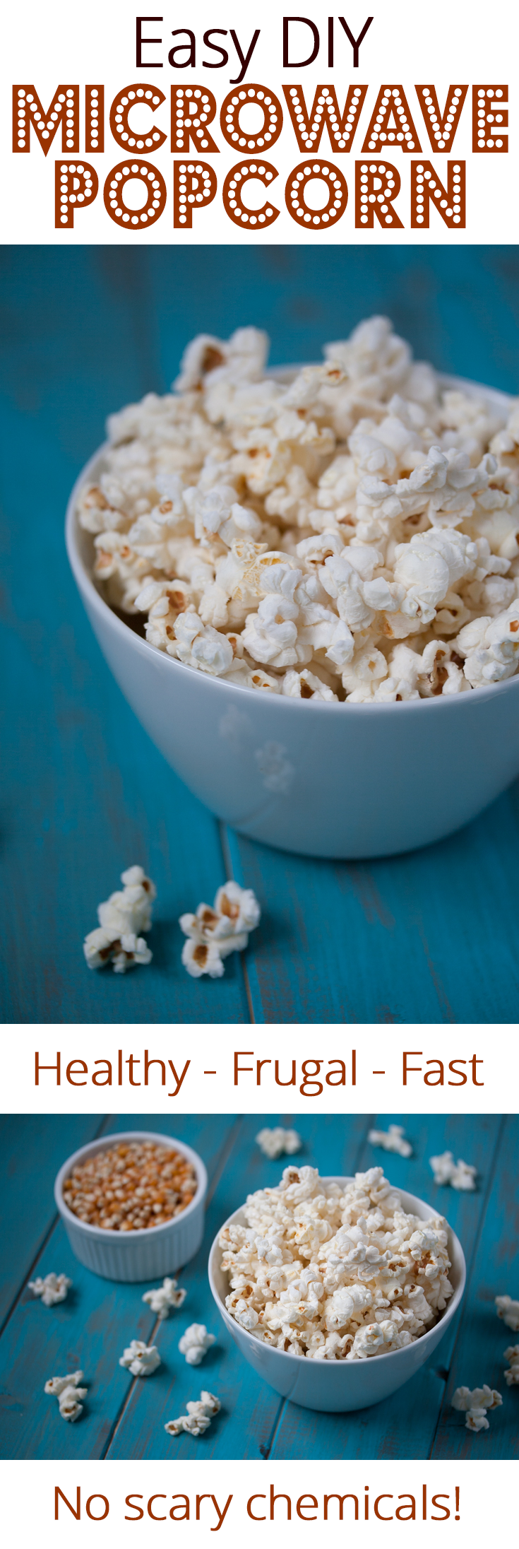 Easy DIY Microwave Popcorn - Fast, Frugal, and Gluten Free!