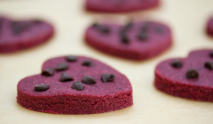 Skinny No Bake Red Velvet Cookies (Gluten Free, Vegan)