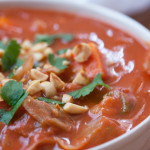 Vegan peanut and sweet potato stew