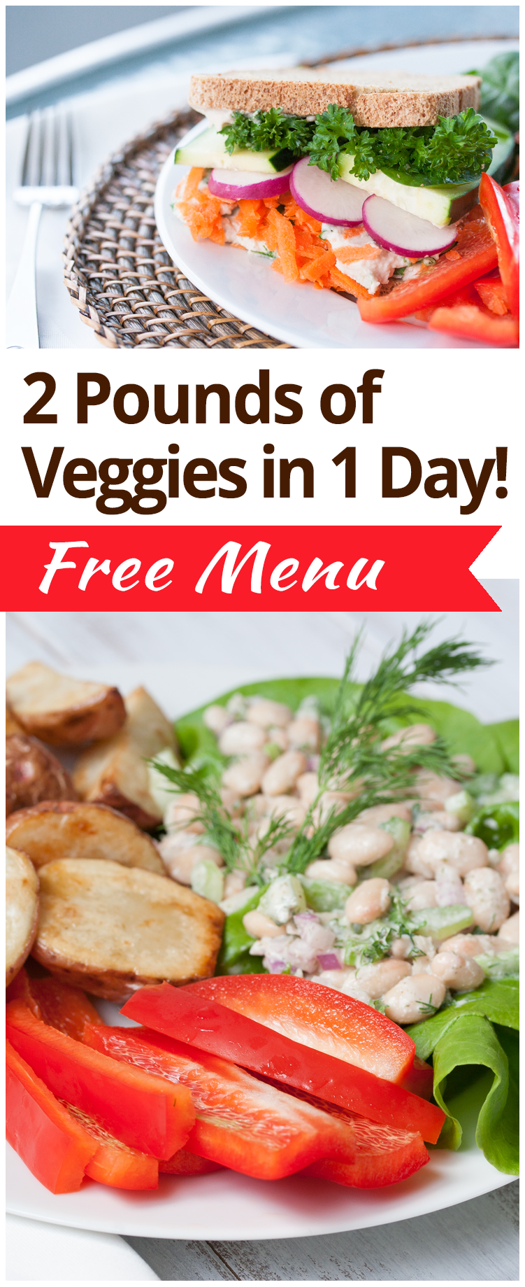 2 Pounds of Veggies in 1 Day + 3 Easy Plant-Based Recipes for Spring