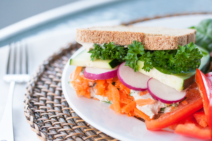 Ultimate veggie sandwich