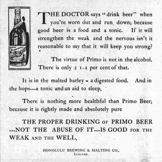 Vintage Ad - Beer is Healthy