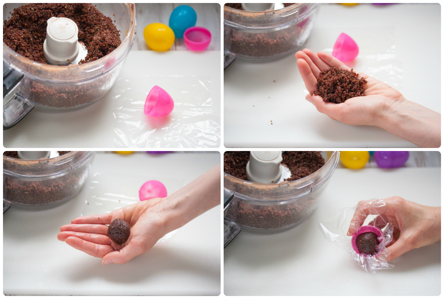 Steps 1-4 Homemade Cadbury Creme Eggs