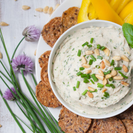 White Bean Dip with Basil and Lemon