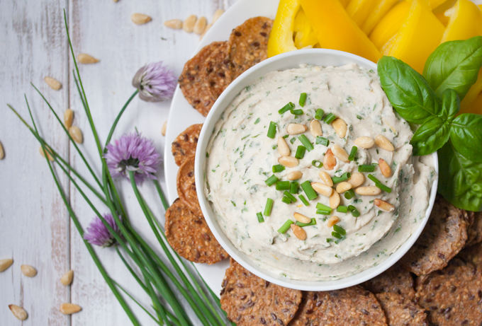 White Bean Dip with Basil and Lemon