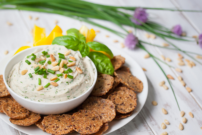 White Bean Dip with Basil and Lemon