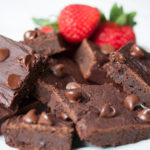 Fudgy vegan brownies from the Vegan 8