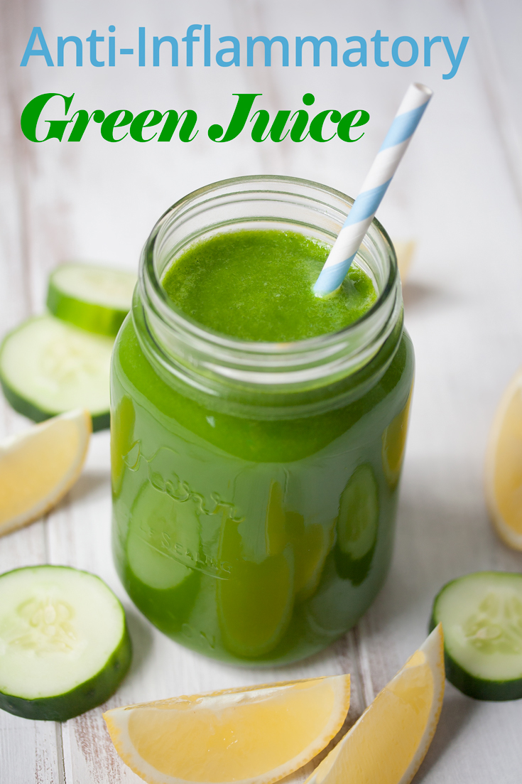 A glass of sunshine! Fresh, anti-inflammatory green juice is good for what ails you. (And tastes great, too.)