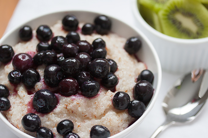 Superfood Made Easy: Blissful Blueberry Breakfast Bowl! Vegan, gluten free, and ready in 5 minutes.