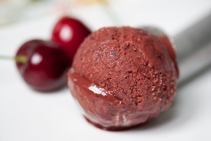 5-Minute Vegan Chocolate Cherry Ice Cream