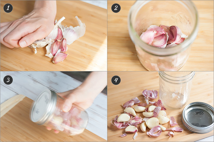 Peel a whole head of garlic in 30 seconds + 6 more cooking hacks from www.Veggie-Quest.com!
