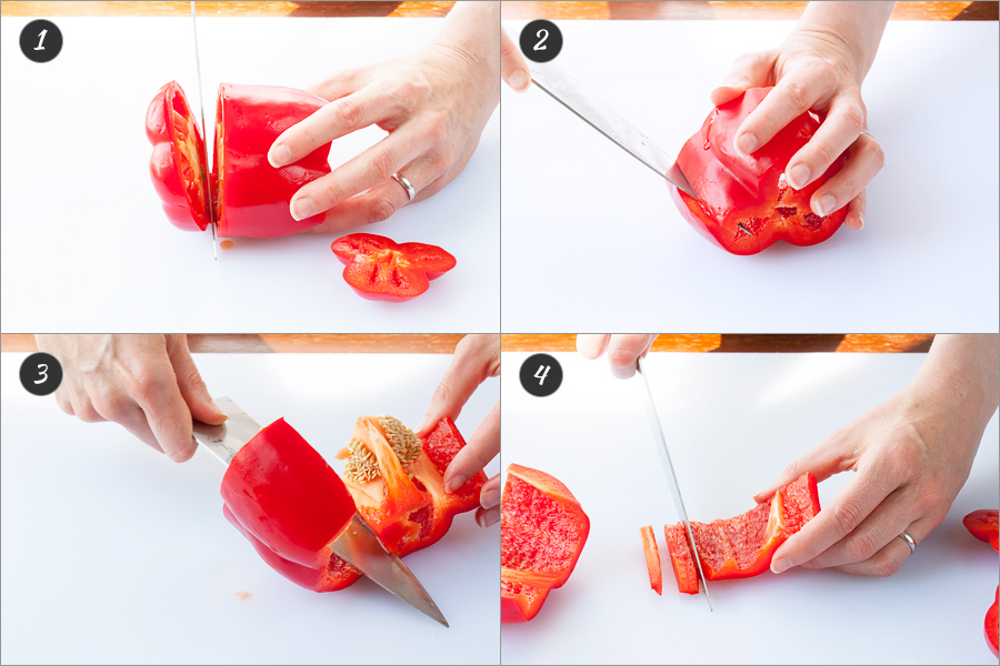 Bell pepper hack: How to slice a bell pepper in less than 1 minute