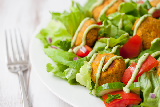 Sweet Savory and Free Falafel Bowl