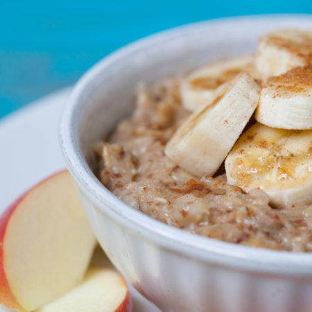 Vegan banana bread oatmeal